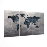 World Map Mega Glass Wall Art.